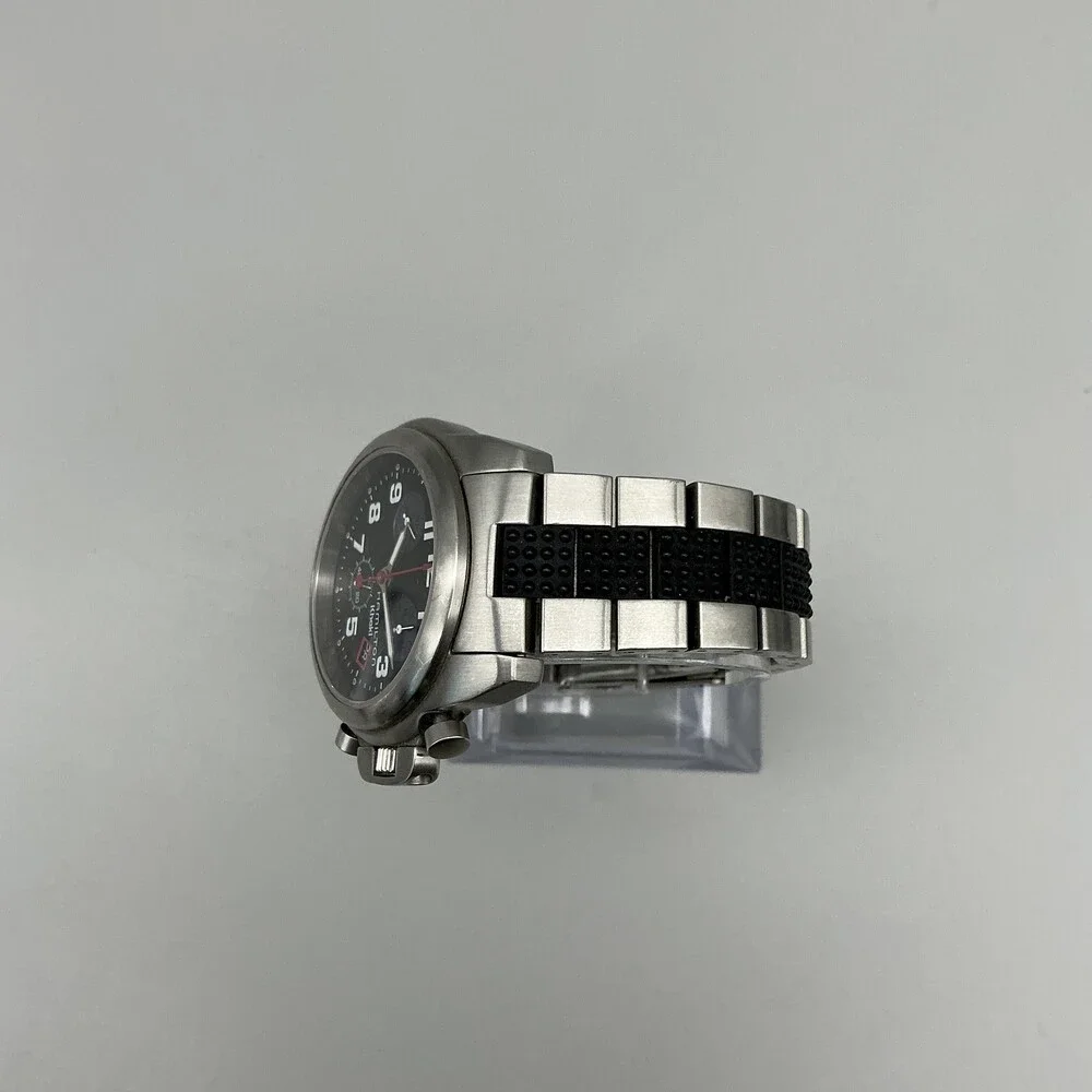 Hamilton Khaki Mens Watch 36mm Chronograph 6313 Black Dial New Battery 7
